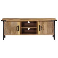 vidaXL TV-Schrank 110x35x40 cm Massivholz Mango