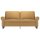 vidaXL 2-Sitzer-Sofa Braun 140 cm Samt