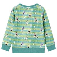 Kinder-Sweatshirt Hellgr&uuml;n Melange 128