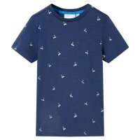 Kinder-T-Shirt Dunkelblau 116