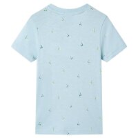 Kinder-T-Shirt Hellblau 128