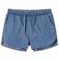 Kindershorts Jeansblau 104