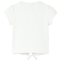 Kinder-T-Shirt Ecru 128