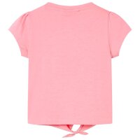 Kinder-T-Shirt Neonrosa 140