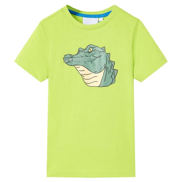 Kinder-T-Shirt Limette 140