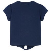 Kinder-T-Shirt Marineblau 128