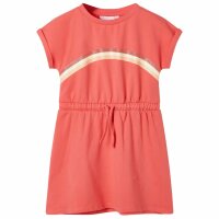 Kinderkleid mit Kordelzug Korallenrosa 116