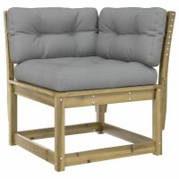 vidaXL 7-tlg. Garten-Lounge-Set mit Kissen Impr&auml;gniertes Kiefernholz