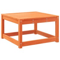 vidaXL 3-tlg. Garten-Sofagarnitur Wachsbraun Massivholz Kiefer