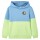 Kinder-Kapuzenpullover Blau und Zartgelb 128