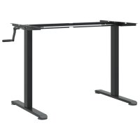 vidaXL Gestell f&uuml;r Sitz-Steh-Schreibtische (94-135)x60x(70-114) cm