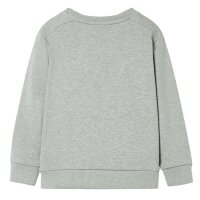 Kinder-Sweatshirt Hellkhaki Melange 140