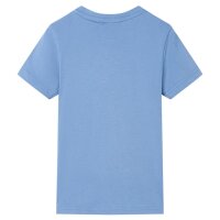 Kinder-T-Shirt Mittelblau 128