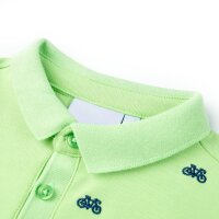 Kinder-Poloshirt Neongrün 92