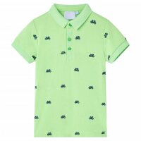 Kinder-Poloshirt Neongrün 116
