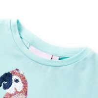 Kinder-T-Shirt Hellblau 140
