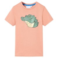 Kinder-T-Shirt Hellorange 104