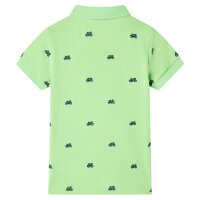 Kinder-Poloshirt Neongrün 140