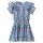 Kinderkleid mit Rüschenärmeln Kobaltblau 92