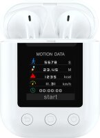 Denver TWM-850 Bluetooth Kopfhörer  8 GB 700 mAh Weiß