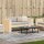 vidaXL Gartensofa 2-Sitzer 134x60x62 cm Massivholz Kiefer