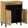 vidaXL Beistellschrank 60x33x75 cm Massivholz Mango