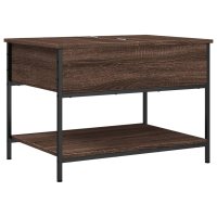 vidaXL Couchtisch Braun Eichen-Optik 70x50x50 cm...
