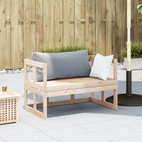 vidaXL 2-in-1 Gartensofa Verl&auml;ngerbar Massivholz Kiefer