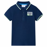 Kinder-Poloshirt Marineblau 92