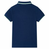 Kinder-Poloshirt Marineblau 92