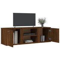 vidaXL TV-Schrank Braun Eichen-Optik 120x34x37 cm Holzwerkstoff