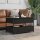 vidaXL Couchtisch Schwarz 85x50x50 cm Holzwerkstoff und Metall