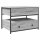 vidaXL Couchtisch Grau Sonoma 70x50x50 cm Holzwerkstoff und Metall