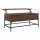 vidaXL Couchtisch Braun Eichen-Optik 100x50x45 cm Holzwerkstoff Metall