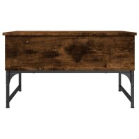 vidaXL Couchtisch R&auml;uchereiche 70x50x40 cm Holzwerkstoff und Metall