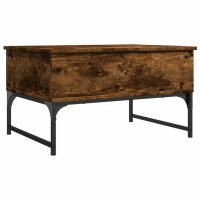 vidaXL Couchtisch R&auml;uchereiche 70x50x40 cm Holzwerkstoff und Metall