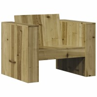 vidaXL Gartensessel 79x60x62 cm Kiefernholz Impr&auml;gniert