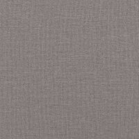 vidaXL Bettgestell mit Kopfteil Taupe 140x200 cm Stoff