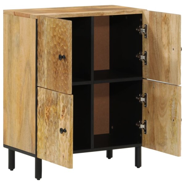 vidaXL Beistellschrank 60x33x75 cm Massivholz Mango