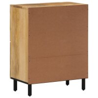 vidaXL Beistellschrank 60x33x75 cm Massivholz Mango