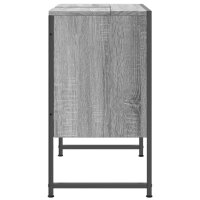 vidaXL Waschbeckenunterschrank Grau Sonoma 60x33x60 cm Holzwerkstoff