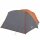 vidaXL Campingzelt 6 Personen Grau &amp; Orange 412x370x190 cm 190T Taft