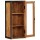 vidaXL Bad-Wandschrank 40x30x90 cm Massivholz Akazie und Eisen