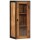 vidaXL Bad-Wandschrank 40x30x90 cm Massivholz Akazie und Eisen