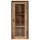 vidaXL Bad-Wandschrank 40x30x90 cm Massivholz Akazie und Eisen