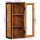 vidaXL Bad-Wandschrank 40x30x90 cm Massivholz Akazie und Eisen