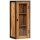 vidaXL Bad-Wandschrank 40x30x90 cm Massivholz Akazie und Eisen