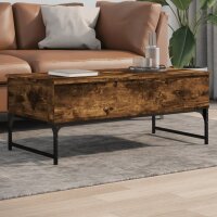 vidaXL Couchtisch R&auml;uchereiche 100x50x40 cm Holzwerkstoff und Metall