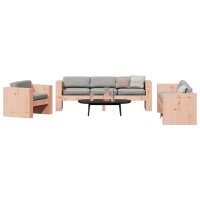 vidaXL 2-tlg. Garten-Lounge-Set Massivholz Douglasie