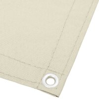 vidaXL Balkon-Sichtschutz Creme 75x800 cm 100 % Polyester-Oxford